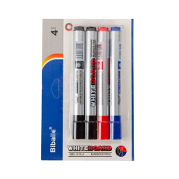 White Board Marker Pen 4 Pcs Set